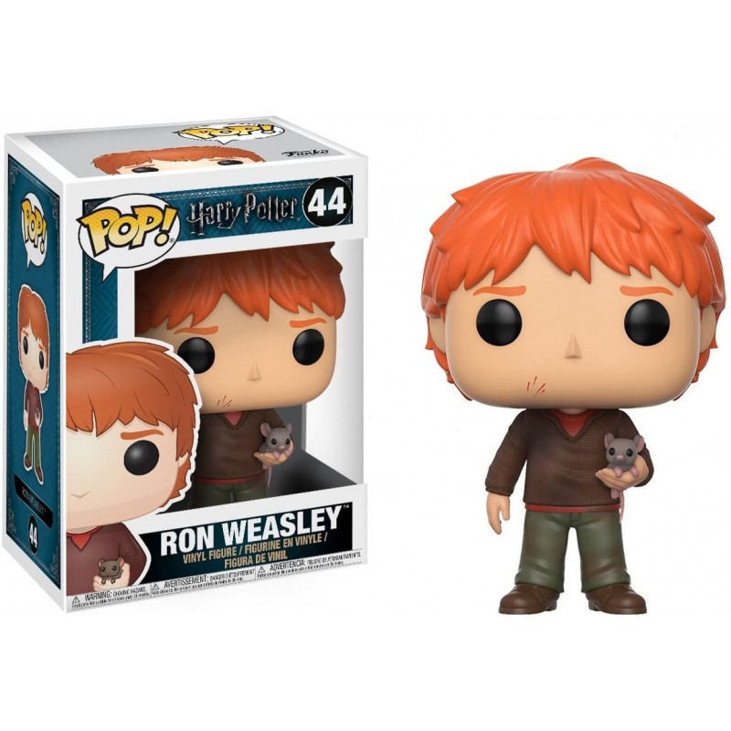 Funko Pop! HARRY POTTER- Ron Weasley W/Scabbers 44