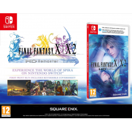Final Fantasy X/X2 HD Remaster Nintendo Switch ITALIANO con copertina Reversibile con OMAGGIO COLLANA TIDUS