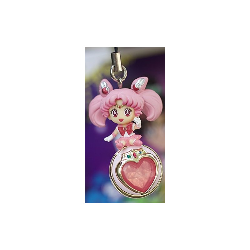 Bandai Shokugan Sailor Moon Twinkle Dolly (Volume 2) Chibi Moon with Prism Heart - Compact Deformed Mascot Charm 4cm