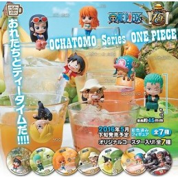 One Piece Ochatomo Series Pirates Teatime Nico Robin Figure 4 cm con sotto bicchiere - Megahouse