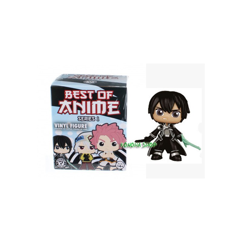Funko Mystery Minis Best of Anime Series 1 - Sword Art Online Kirito Figure, 7cm