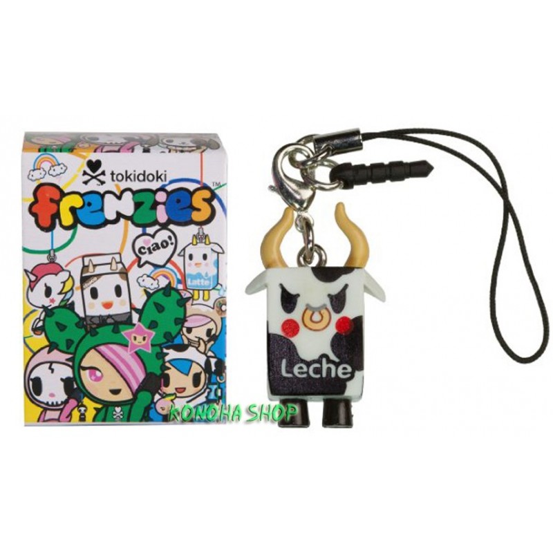 Tokidoki - Serie Frenzies Classic - LECHE Phone Charm/Zipper Pull - 3cm