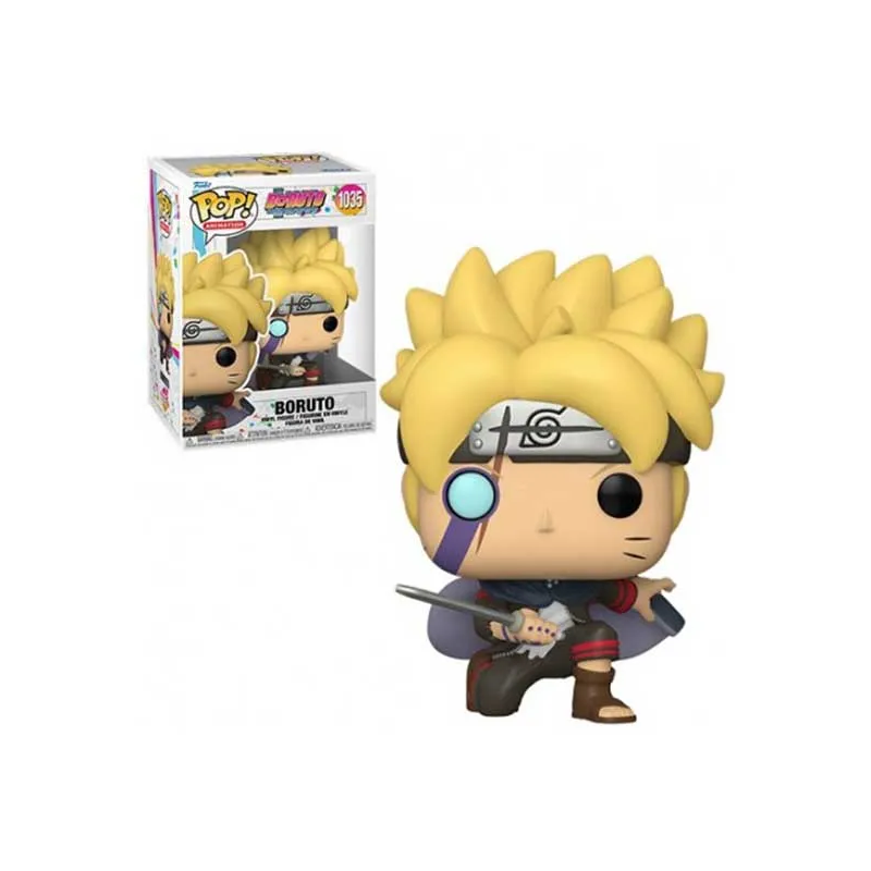 Funko POP Animation: Boruto - Naruto Next Generations - Boruto Uzumaki Figure 1035 (W/Marks), 10cm