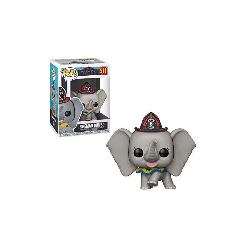 Funko POP - Disney: Dumbo Fireman Figure, 10cm