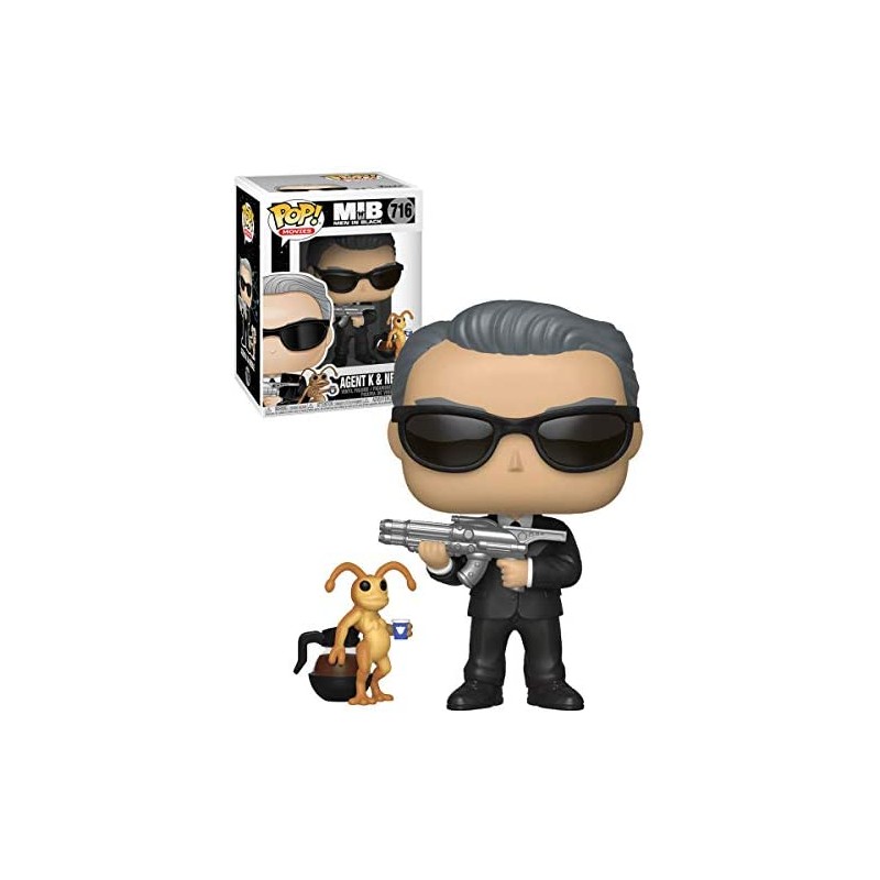 Funko Pop & Buddy - Men in Black: Agent K & Neeble Figure, 10cm