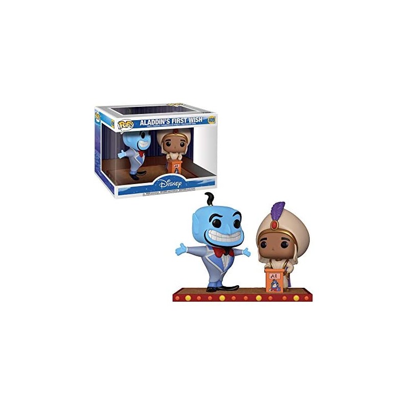 Funko POP Disney Movie Moments Aladdin: Genie and Aladdin's First Wish 409 Figure