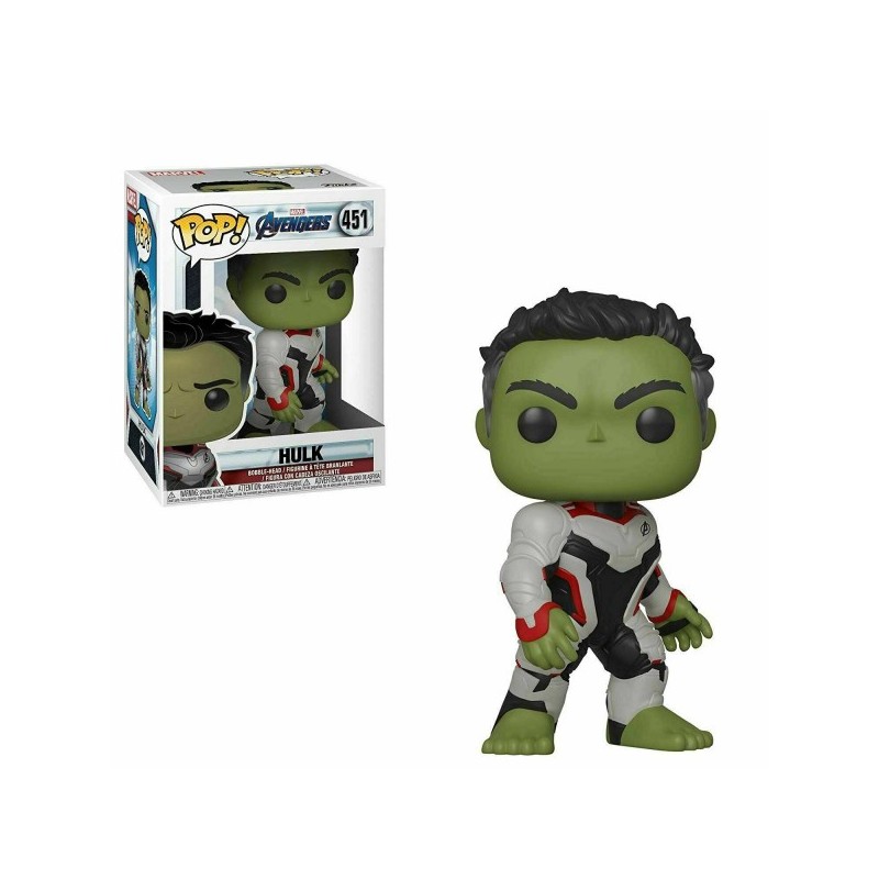 Funko Pop Marvel Bobble-Head - Avengers Endgame: Hulk Figure 451, 10cm