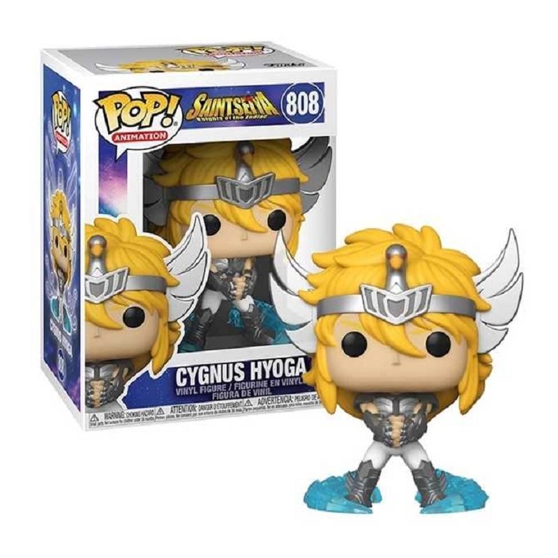 Funko POP Animation: Saint Seiya - Cygnus Hyoga Figure 808, 10cm