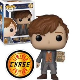 Funko POP Movies: Fantastic Beasts 2 - Newt Scamander Figure 14 CHASE Limited Edition, 10cm