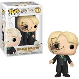 Funko POP Harry Potter: Draco Malfoy with Whip Spider Figure, 10cm