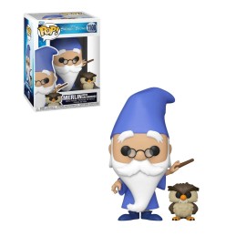 Funko POP and Buddy: SitS - Merlin with Archimedes, 10cm