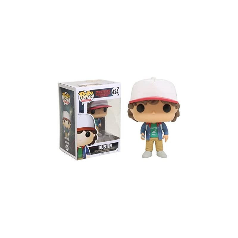 Funko POP Tv: Stranger Things - Dustin with Compass Figure 424, 10cm
