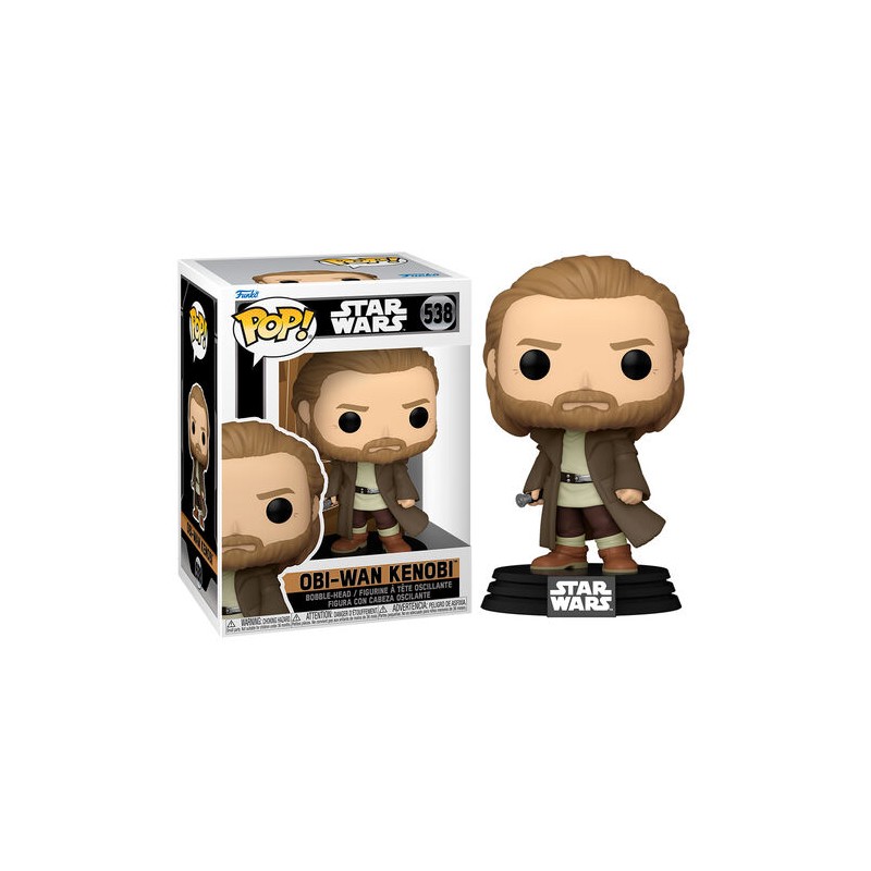 Funko POP Tv: Star Wars Obi-Wan - Obi-Wan Kenobi Figure, 10cm