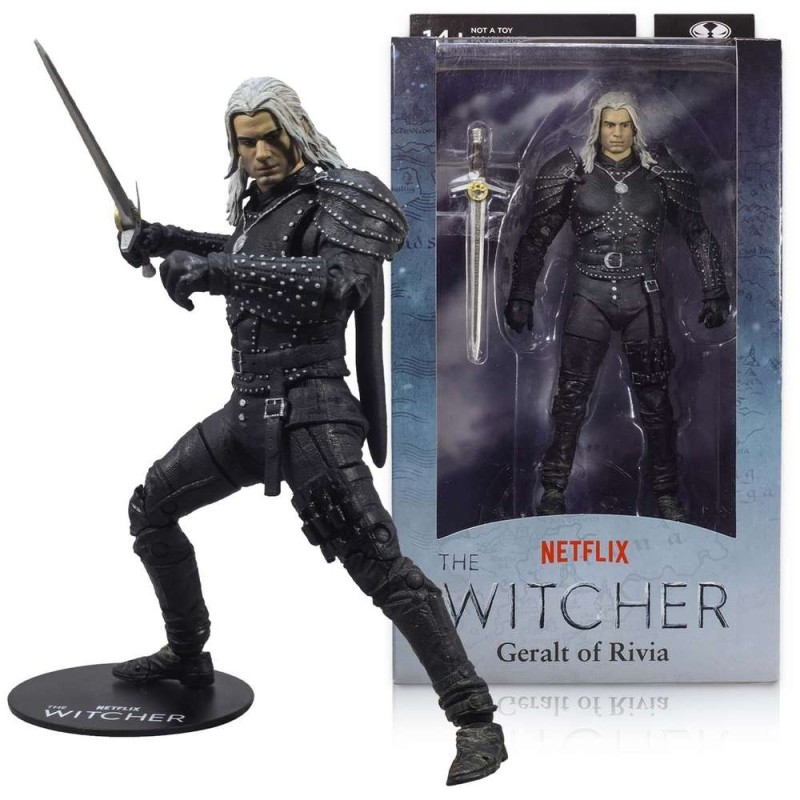 MCFARLANE TOYS THE WITCHER Netflix Season 2 - GERALT DI RIVIA Action Figure, 17cm