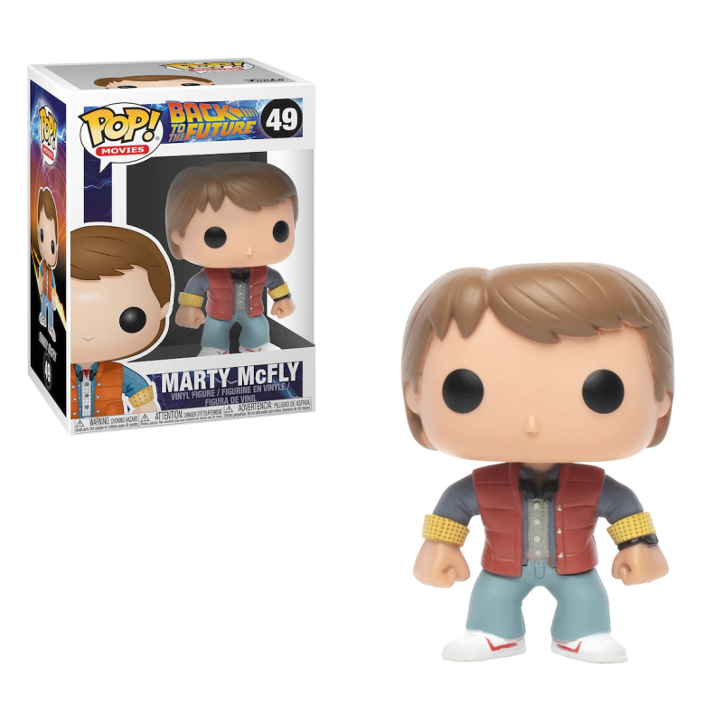 Funko POP Movies: Ritorno al Futuro - Marty McFly Figure 49, 10cm