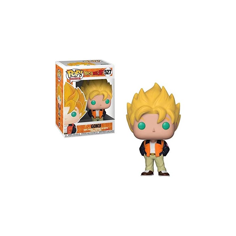 Funko POP Animation: Dragonball Z S5 - Goku (Casual) Figure 527, 10cm