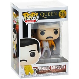 Funko POP Rocks: Queen - Freddie Mercury (Wembley 1986) Figure, 10cm