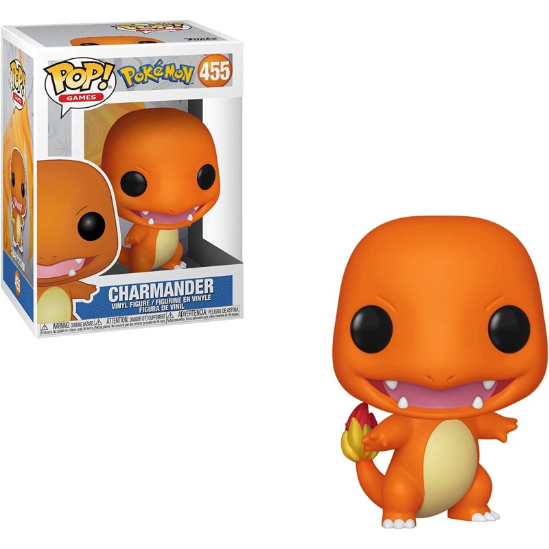 Funko POP Games: Pokemon - Charmander Figure 455, 10cm