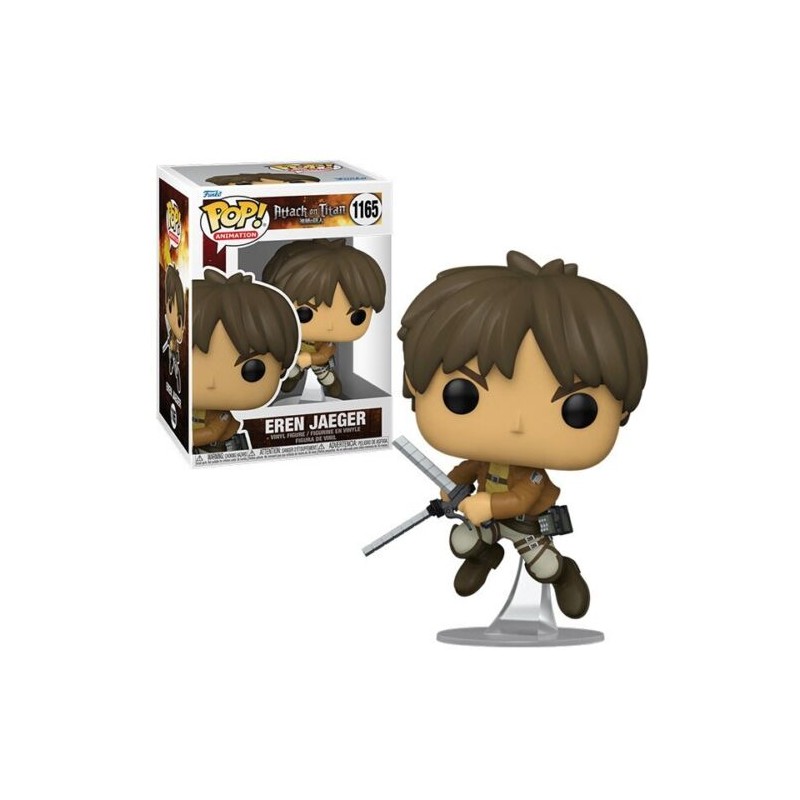 Funko POP Animation: Attack on Titan S3 - Eren Yeager Figure 1165, 10cm