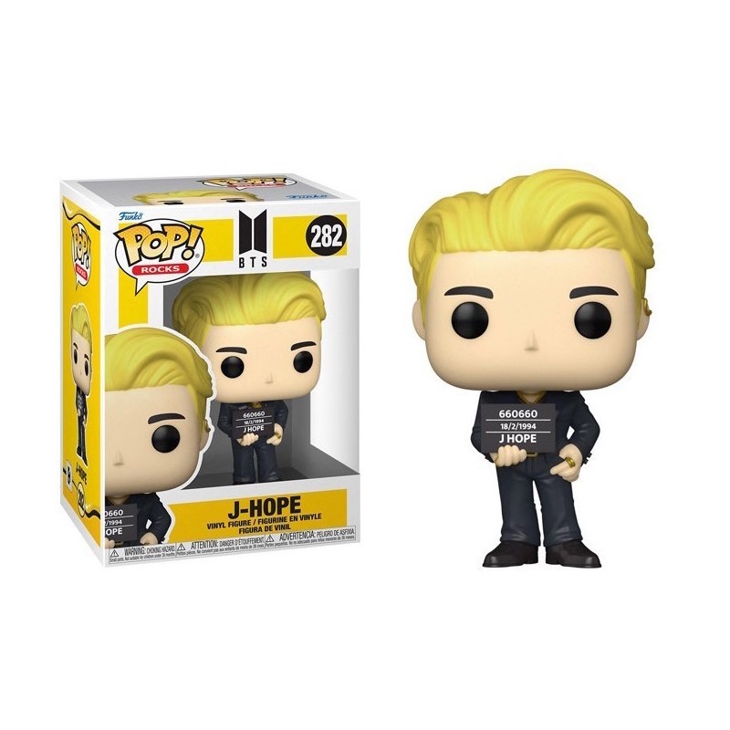 Funko POP Rocks: BTS - J Hope Figure 282, 10cm