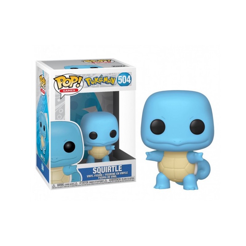 Funko POP! Games Pokemon - Squirtle Figure 504, 10cm