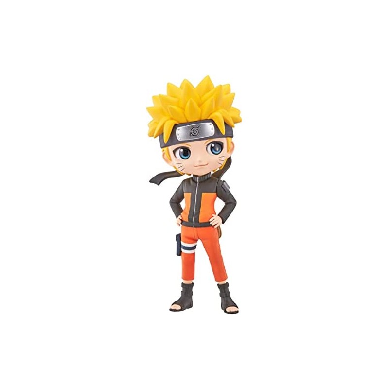 Banpresto Naruto Shippuden Q Posket - Uzumaki Naruto Figure, 14cm