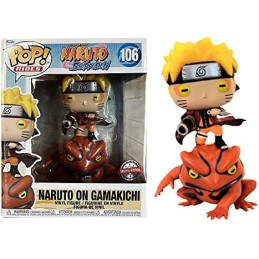 Funko POP Rides Naruto Shippuden - Naruto on Gamakichi Special Edition Figure 106, 10cm