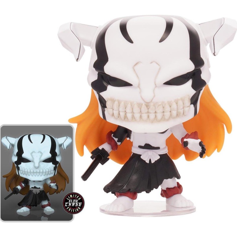 Funko Pop Animation: Bleach - Fully Hollowfield Ichigo (Glow In The Dark) Special Edition 1004, 10cm