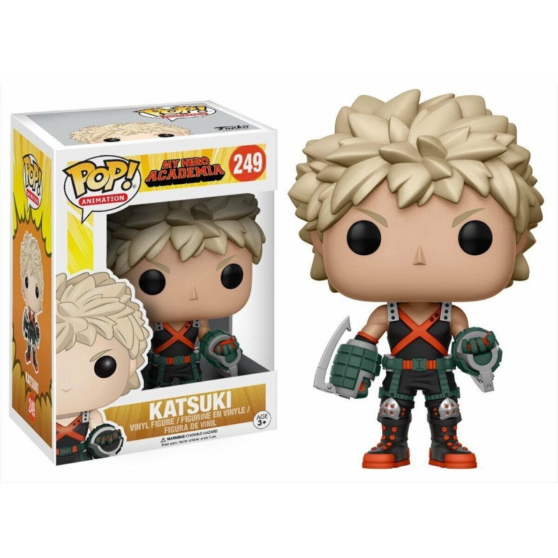 Funko POP Animation: My Hero Academia - Katsuki Bakugo Figure 249, 10cm