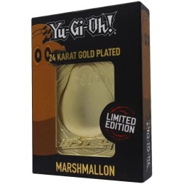 Fanattik YU-GI-OH! - Marshmallon - Carta in Metallo Placcato Oro 24k, Limited to 5000 Worldwide