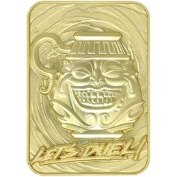 Fanattik YU-GI-OH! - Pot of Greed - Carta in Metallo Placcato Oro 24k, Limited to 5000 Worldwide