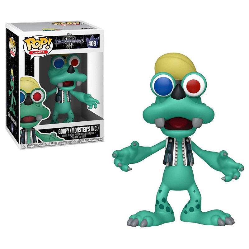 Funko Pop: Kingdom Hearts 3 - Goofy (Monster's Inc) Figure, Disney, 10cm