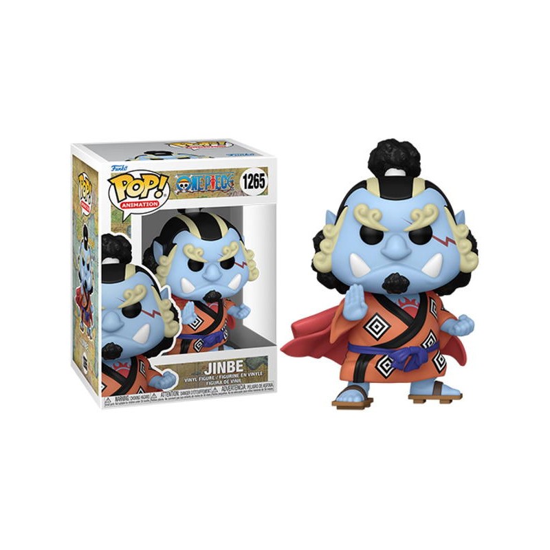 Funko POP Animation: One Piece - Jinbei Figure 1265, 10cm