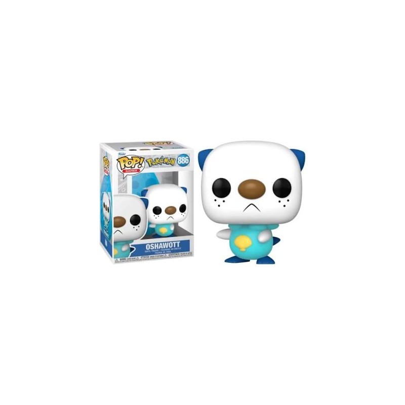 Funko POP Games: Pokemon - Oshawott Figure, 10cm