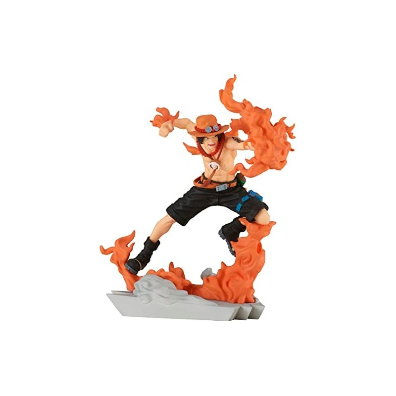 Banpresto Senkozekkei One Piece Portgas D. Ace Figure, 14cm