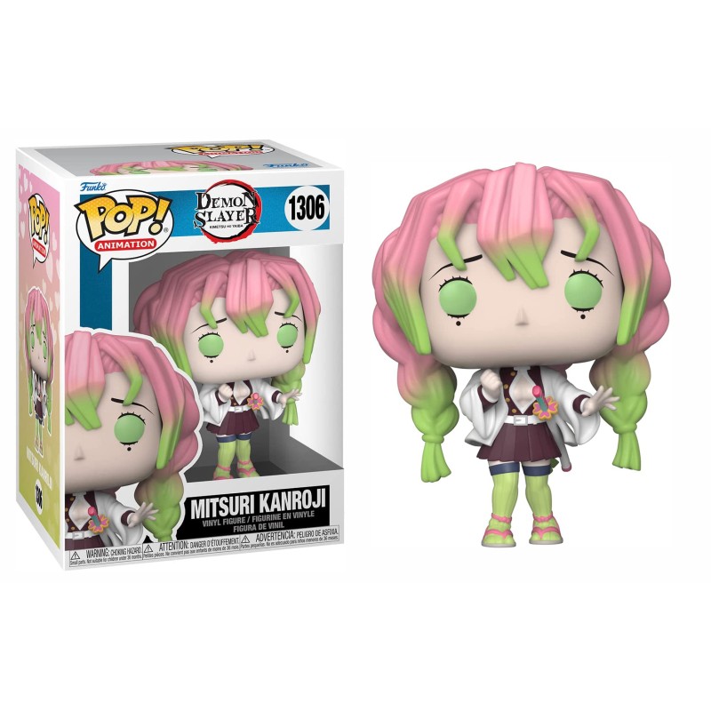 Funko POP Animation: Demon Slayer - Mitsuri Kanroji Figure, 10cm