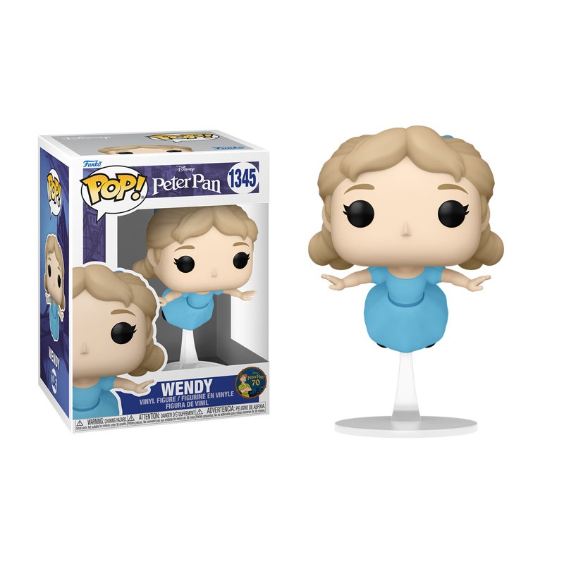 Funko POP Disney: Peter Pan 70th Anniversary - Wendy Darling Figure 1345, 10cm