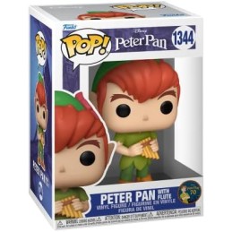 Funko POP Disney: Peter Pan 70th Anniversary - Peter With Flute Figure 1344, 10cm