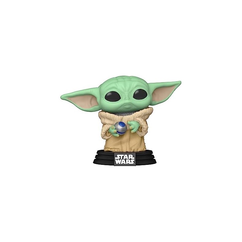 Funko POP Star Wars: The Book of Boba Fett  - Grogu (The Child) With Armor Figure 584, 10cm