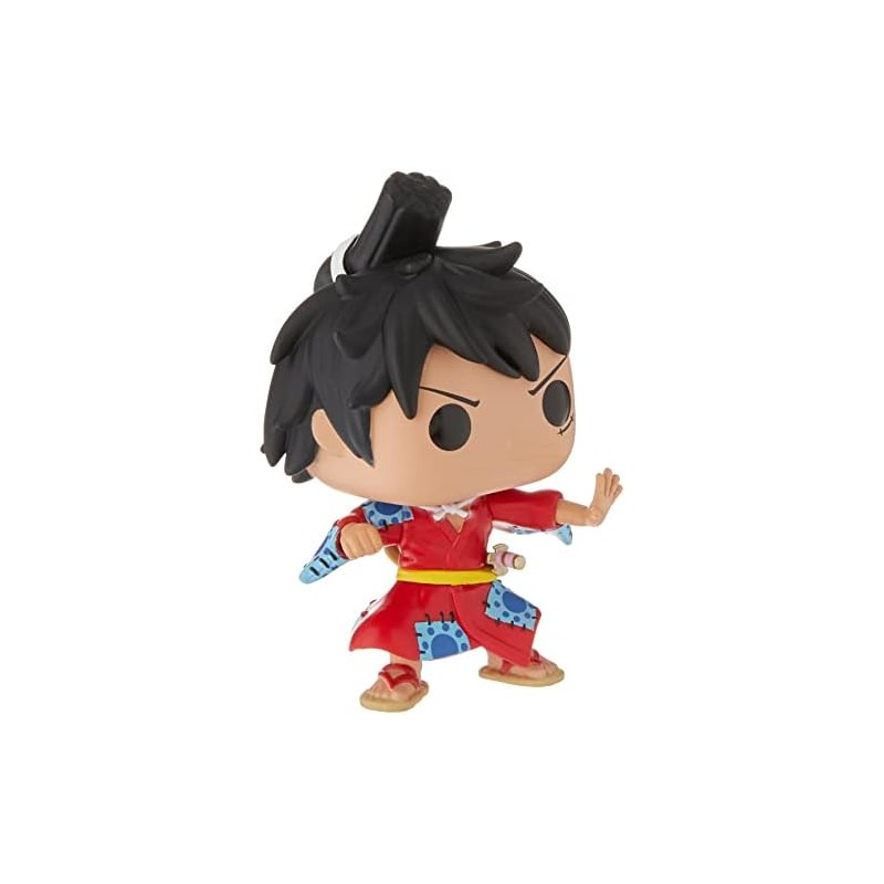 Funko POP Animation: One Piece - Monkey D. Luffy in Kimono Figure 921, 10cm (LUFFYTARO)