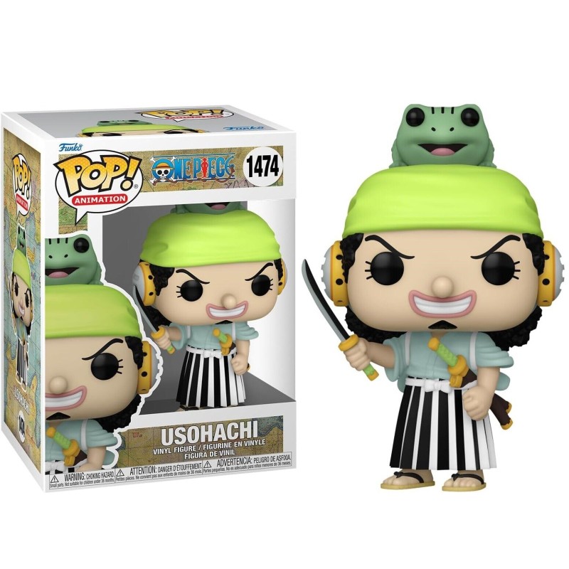 Funko Pop Animation: One Piece - Usopp Usohachi (Wano)  Figure 1474, 10cm