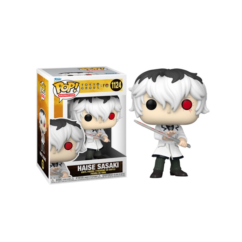 Funko Pop Animation: Tokyo Ghoul Re - Ken Kaneki - Haise Sasaki Figure 1124, 10cm