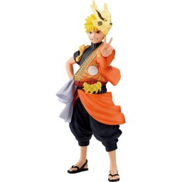 Banpresto - Naruto Shippuden - Uzumaki Naruto (Animation 20th Anniversary Costume) Statue, 16cm