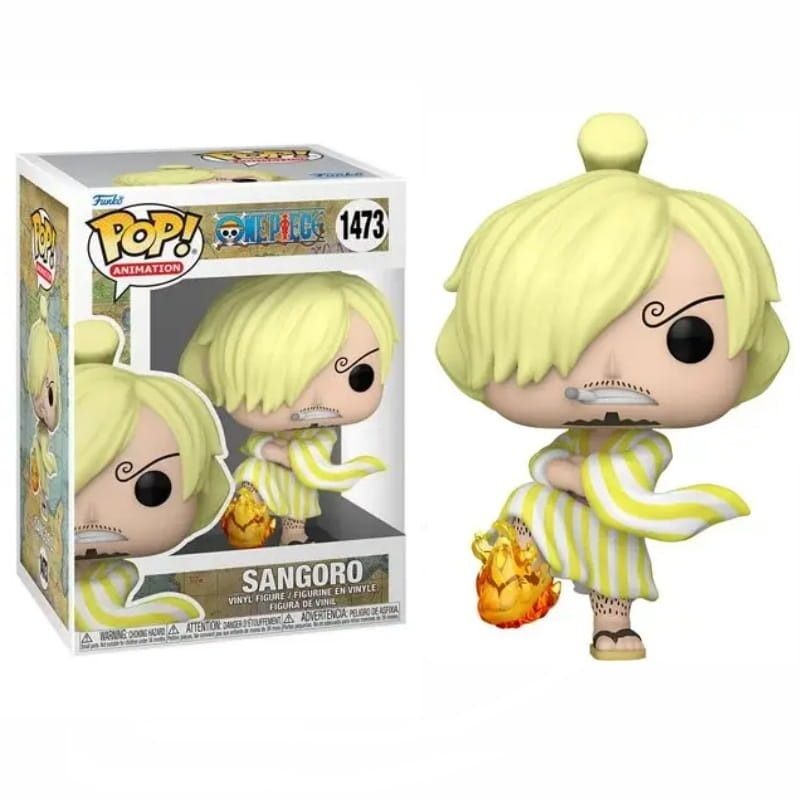 Funko Pop Animation: One Piece - Sangoro (Sanji Wano) Figure 1473, 10cm