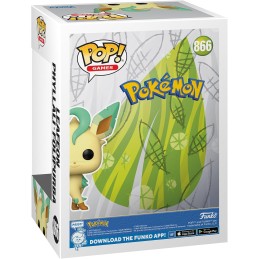 Funko POP Games: Pokemon - Leafeon Figure 866, 10cm