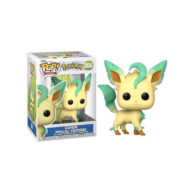 Funko POP Games: Pokemon - Leafeon Figure 866, 10cm