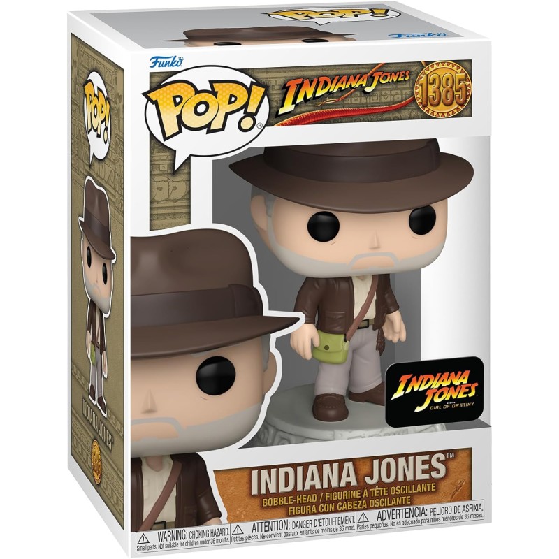 Funko Pop! Movies: IJ5 - Indiana Jones - Indiana Jones 5 - Figura in Vinile da Collezione - Idea Regalo - Merchandising