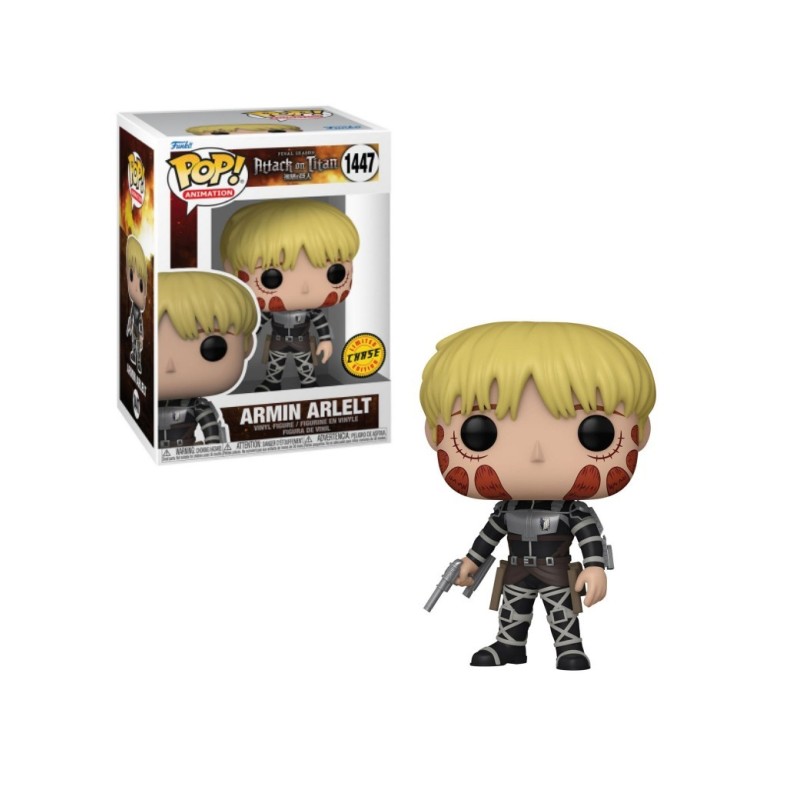 Funko Pop Animation: Attack On Titan - Armin Arlert Figure CHASE 1447, 10cm