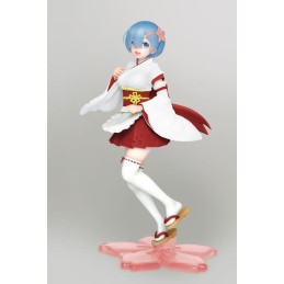 TAITO Re: Zero Starting Life in Another World Statue Rem Japanese Maid Ver. Renewal Edition, 23cm