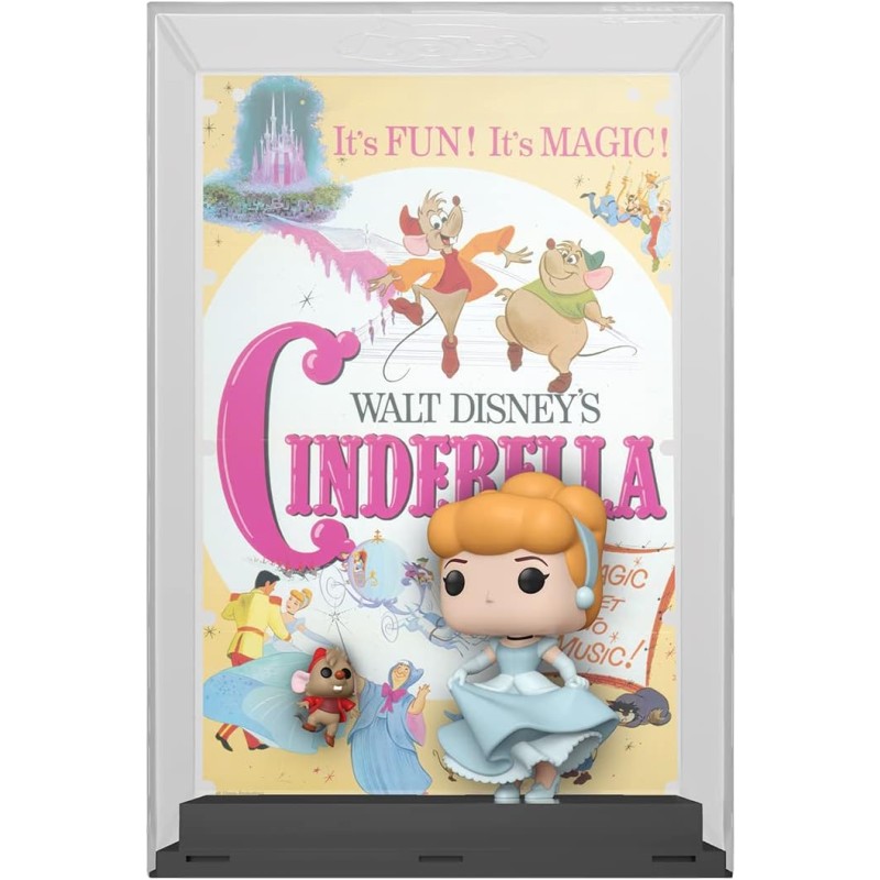 Funko Pop! Movie Poster: Disney - Cinderella - Figura in Vinile da Collezione - Idea Regalo - Merchandising Ufficiale -